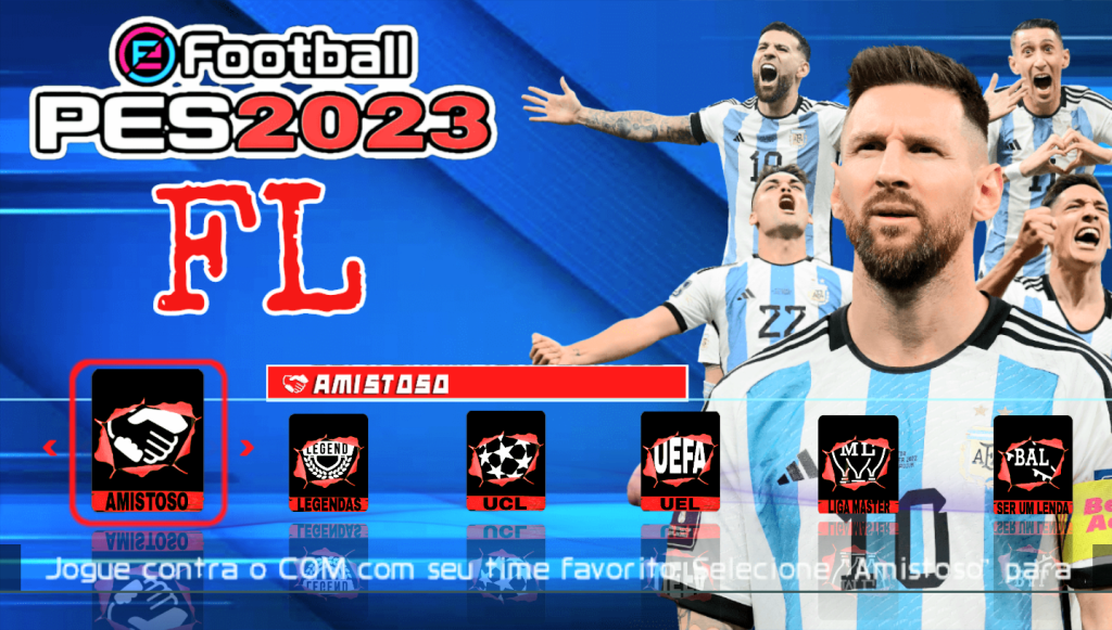 Lançamento! Effotball PES 2023 no PPSSPP  PES Atualizado com Brasileirão,  Europeu e Copa no Qatar 